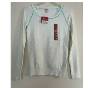 Mossimo White Pullover Scoop Neck Sweater for Women -  Size:  Medium